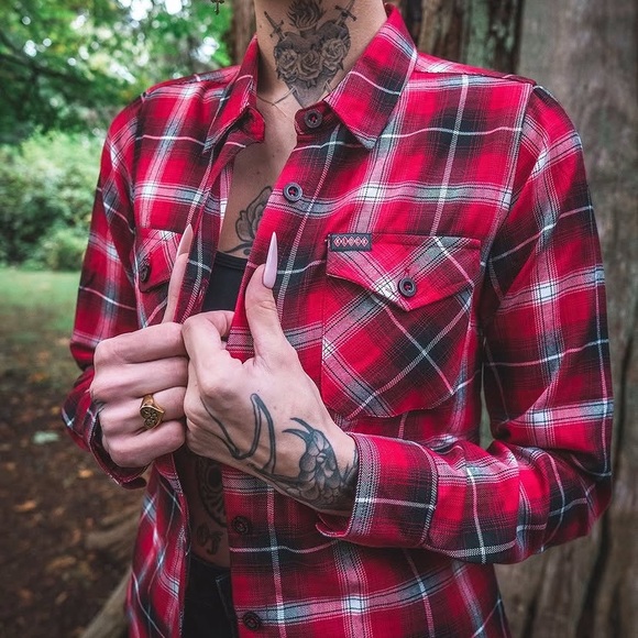 DIXXON Tops - DIXXON Flannel Co. “Klock Werks” Flannel Button Down